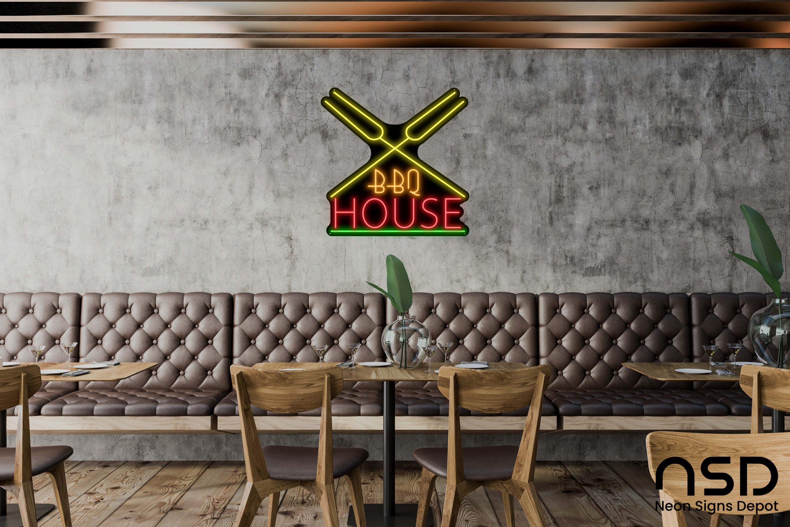 Barbecue House Neon Sign neon sign