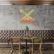 Barbecue House Neon Sign_Transparent_Mockup_Template01