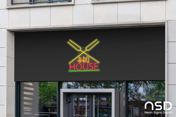 Barbecue House Neon Sign_Transparent_Mockup_Template02 Barbecue House Neon Sign_Transparent_Mockup_Template02