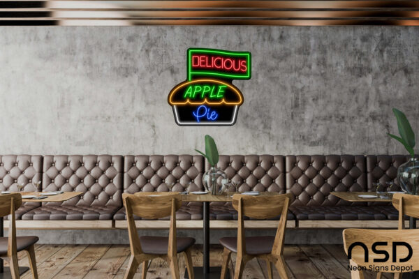 Delicious Apple Pie Neon Sign Delicious Apple Pie Neon Sign