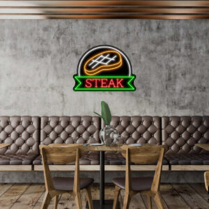 Steak Neon Sign