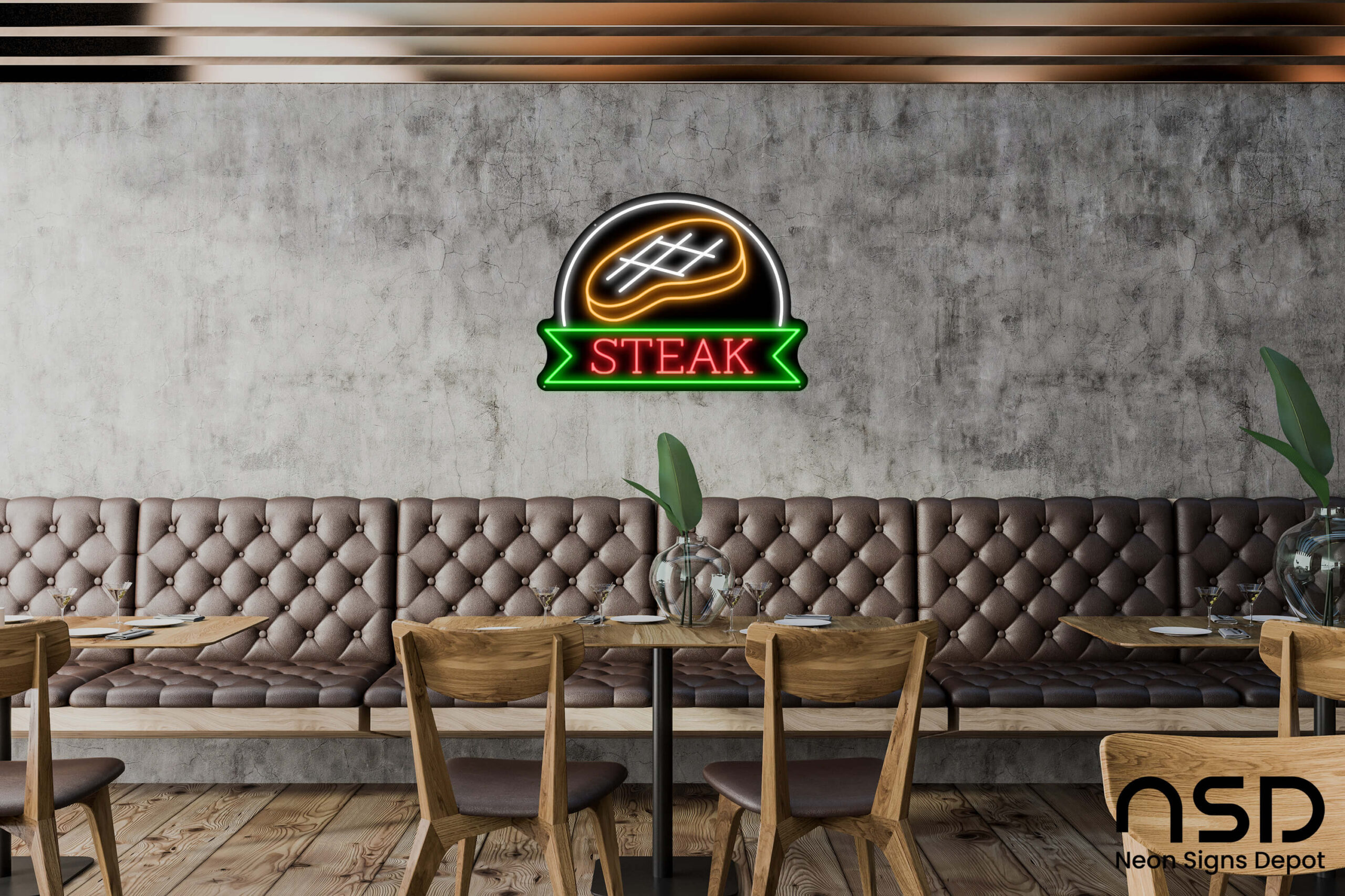 Steak Neon Sign neon sign