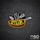 Steak V2 Neon Sign_Black Brick_Mockup_Black