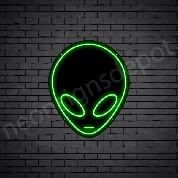 Alien-Neon-Sign-24x20-WS-B-GREEN Alien-Neon-Sign-24x20-WS-B-GREEN