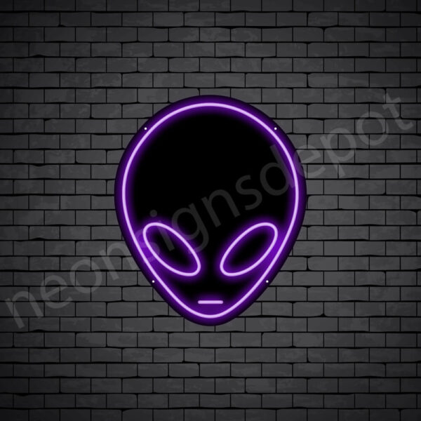 Alien-Neon-Sign-24x20-WS-B-PURPLE Alien-Neon-Sign-24x20-WS-B-PURPLE