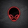 Alien-Neon-Sign-24x20-WS-B-RED