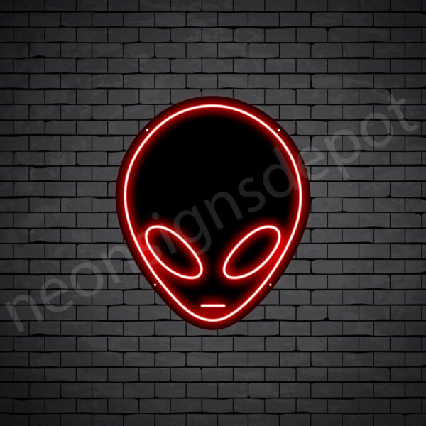 Alien-Neon-Sign-24x20-WS-B-RED Alien-Neon-Sign-24x20-WS-B-RED