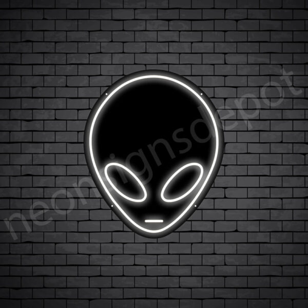 Alien-Neon-Sign-24x20-WS-B-WHITE Alien-Neon-Sign-24x20-WS-B-WHITE
