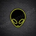 Alien-Neon-Sign-24x20-WS-B-YELLOW