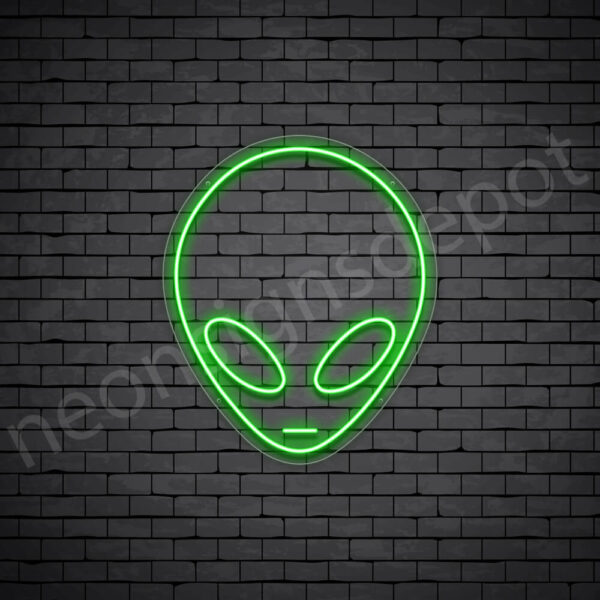 Alien-Neon-Sign-24x20-WS-C-GREEN Alien-Neon-Sign-24x20-WS-C-GREEN