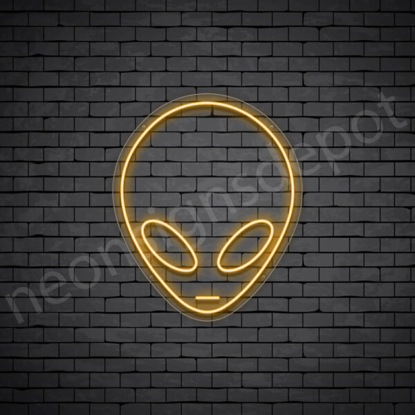 Alien-Neon-Sign-24x20-WS-C-ORANGE Alien-Neon-Sign-24x20-WS-C-ORANGE