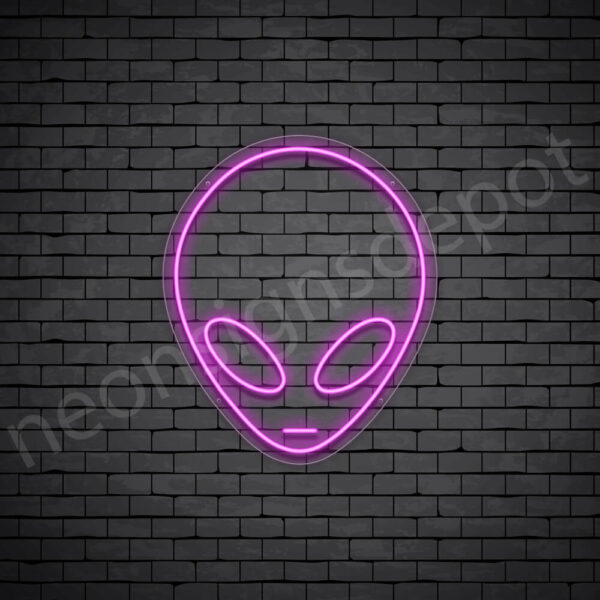 Alien-Neon-Sign-24x20-WS-C-PINK Alien-Neon-Sign-24x20-WS-C-PINK