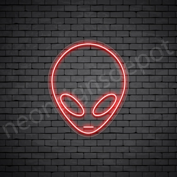 Alien-Neon-Sign-24x20-WS-C-RED Alien-Neon-Sign-24x20-WS-C-RED