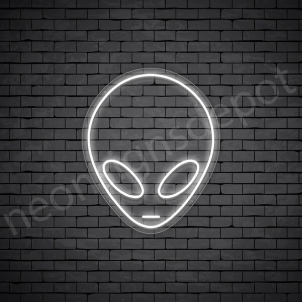 Alien-Neon-Sign-24x20-WS-C-WHITE Alien-Neon-Sign-24x20-WS-C-WHITE