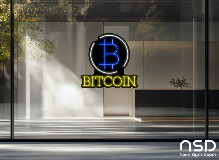 Bitcoin V3 Neon Sign