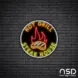 Hot Grill Steak House Neon Sign_Black Brick_Mockup_Black