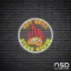 Hot Grill Steak House Neon Sign_Black Brick_Mockup_Transparent