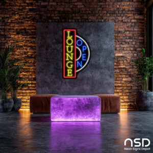 Open Lounge V10 Neon Sign