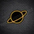 Planet-Neon-Sign-16x24-WS-B-ORANGE