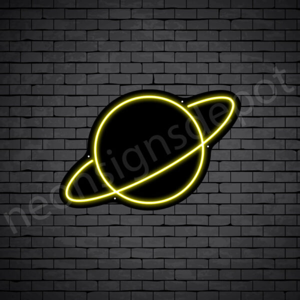 Planet-Neon-Sign-16x24-WS-B-YELLOW Planet-Neon-Sign-16x24-WS-B-YELLOW