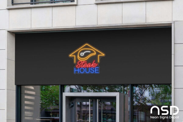Steak House Neon Sign_Transparent_Mockup_Template02 Steak House Neon Sign_Transparent_Mockup_Template02