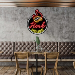 Steak House V2 Neon Sign