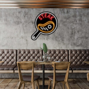 Steak V10 Neon Sign