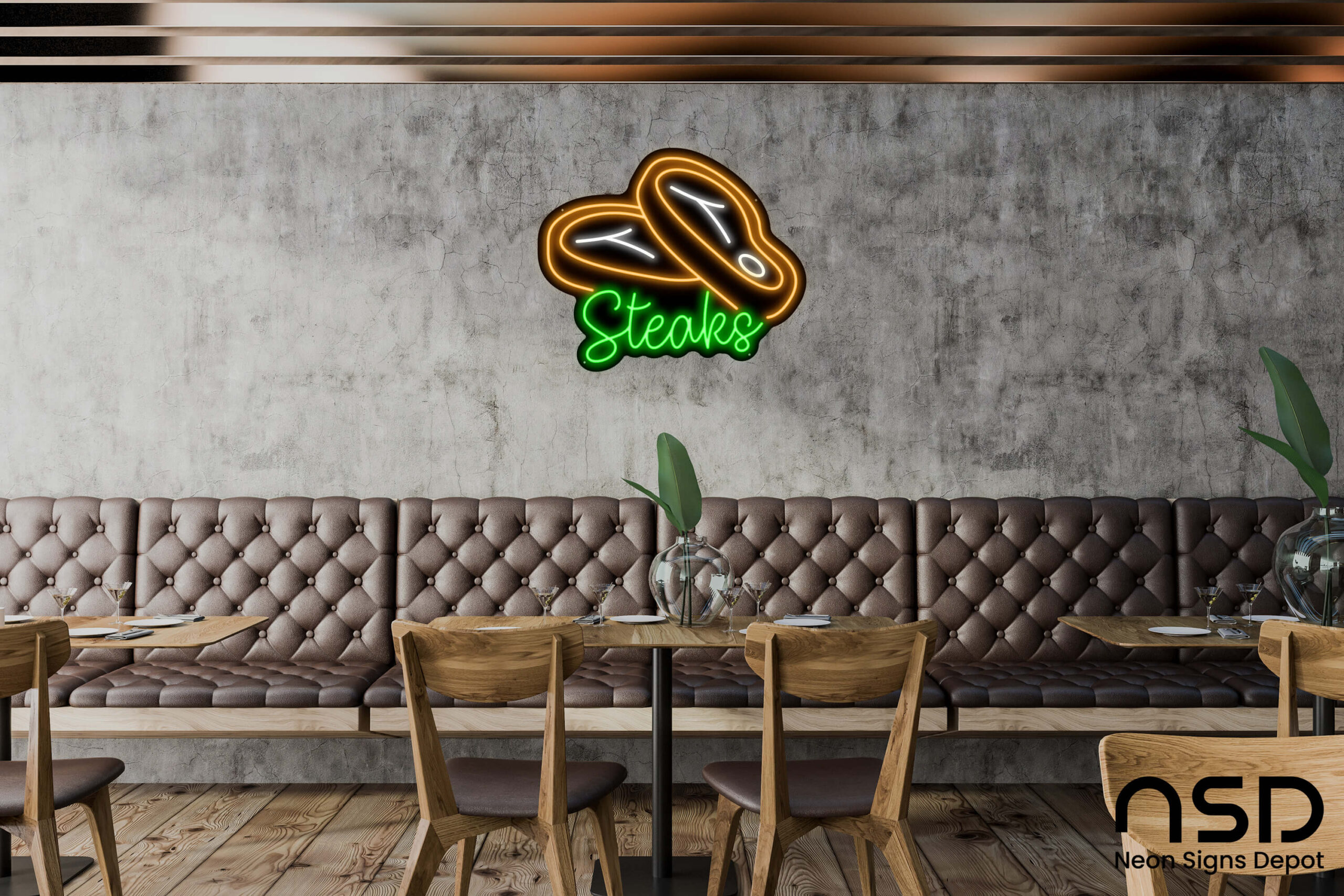 Steak V11 Neon Sign neon sign
