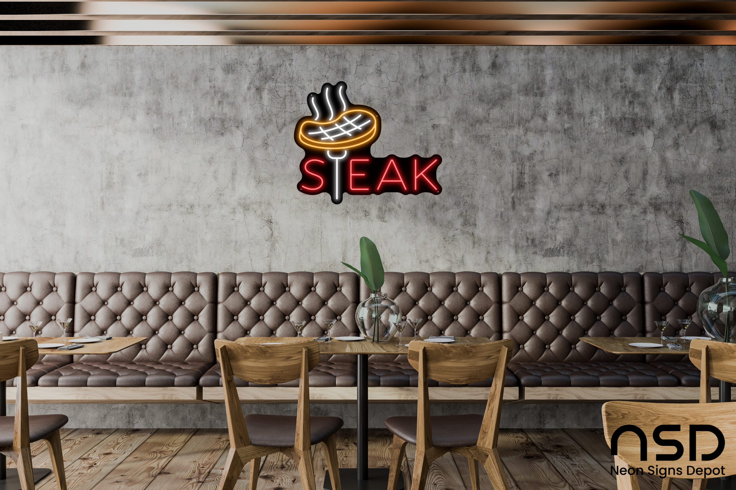 Steak V18 Neon Sign neon sign
