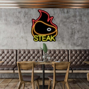 Steak V3 Neon Sign