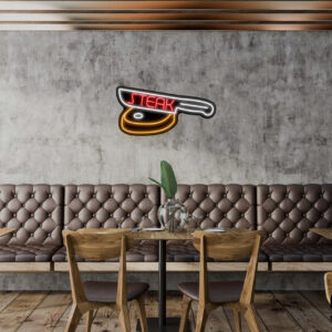 Steak V4 Neon Sign