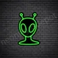 Alien-V2-Neon-Sign-24x16-WS-B-GREEN