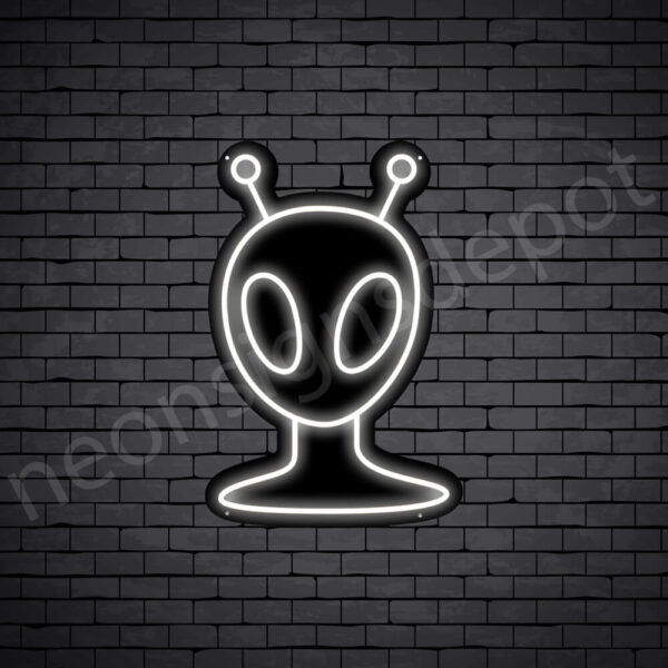 Alien-V2-Neon-Sign-24x16-WS-B-WHITE Alien-V2-Neon-Sign-24x16-WS-B-WHITE