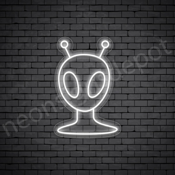 Alien-V2-Neon-Sign-24x16-WS-C-WHITE Alien-V2-Neon-Sign-24x16-WS-C-WHITE