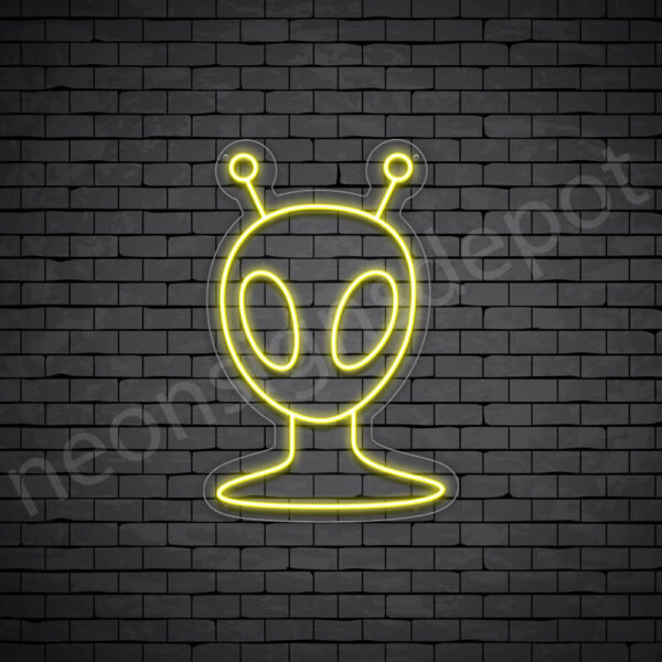 Alien-V2-Neon-Sign-24x16-WS-C-YELLOW Alien-V2-Neon-Sign-24x16-WS-C-YELLOW