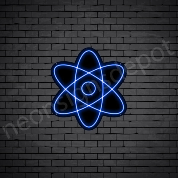 Atom-Neon-Sign-24x22-WS-B-BLUE Atom-Neon-Sign-24x22-WS-B-BLUE