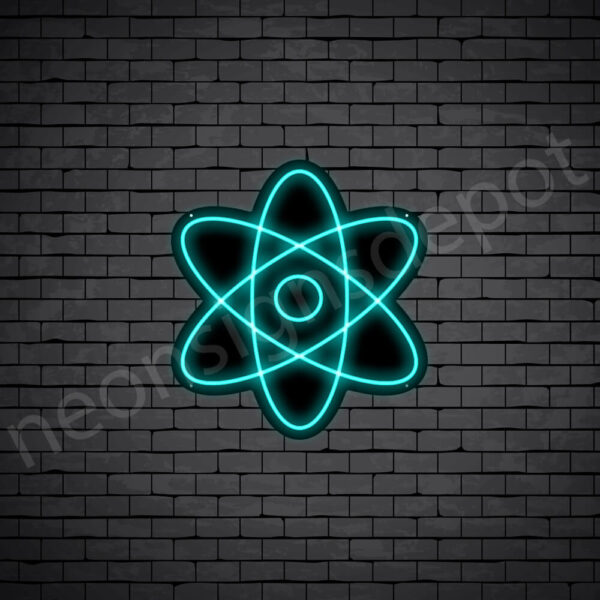 Atom-Neon-Sign-24x22-WS-B-BRIGHT-BLUE Atom-Neon-Sign-24x22-WS-B-BRIGHT-BLUE