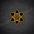 Atom-Neon-Sign-24x22-WS-B-ORANGE