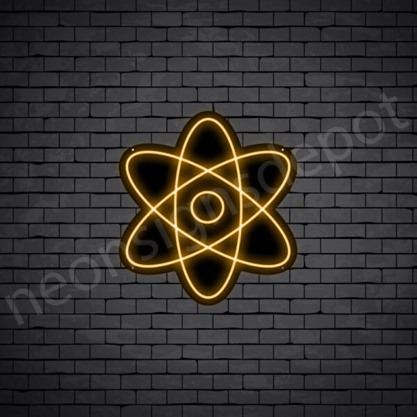 Atom-Neon-Sign-24x22-WS-B-ORANGE Atom-Neon-Sign-24x22-WS-B-ORANGE