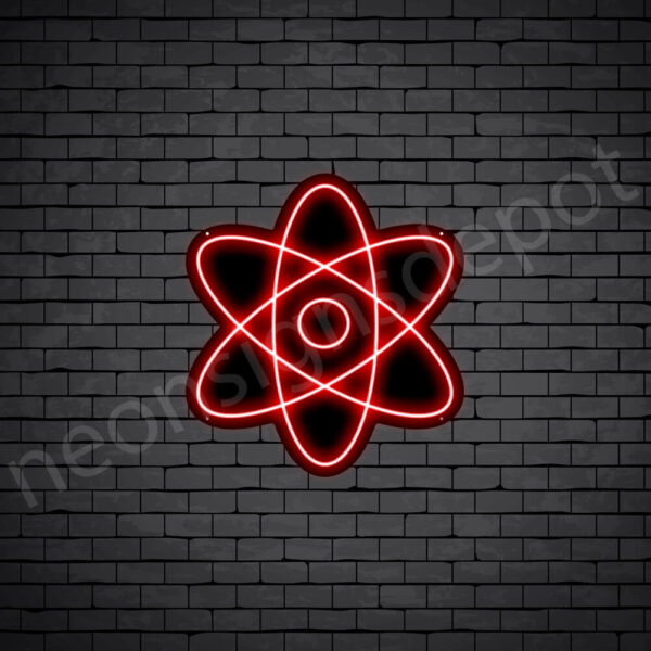 Atom-Neon-Sign-24x22-WS-B-RED Atom-Neon-Sign-24x22-WS-B-RED