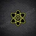 Atom-Neon-Sign-24x22-WS-B-YELLOW