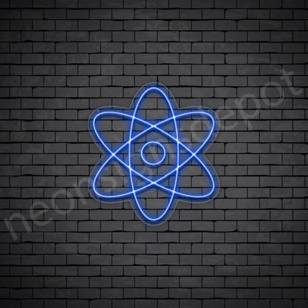 Atom-Neon-Sign-24x22-WS-C-BLUE Atom-Neon-Sign-24x22-WS-C-BLUE
