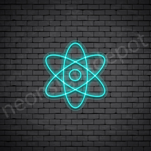 Atom-Neon-Sign-24x22-WS-C-BRIGHT-BLUE Atom-Neon-Sign-24x22-WS-C-BRIGHT-BLUE