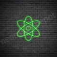 Atom-Neon-Sign-24x22-WS-C-GREEN