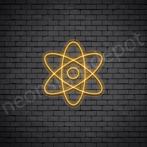 Atom-Neon-Sign-24x22-WS-C-ORANGE Atom-Neon-Sign-24x22-WS-C-ORANGE