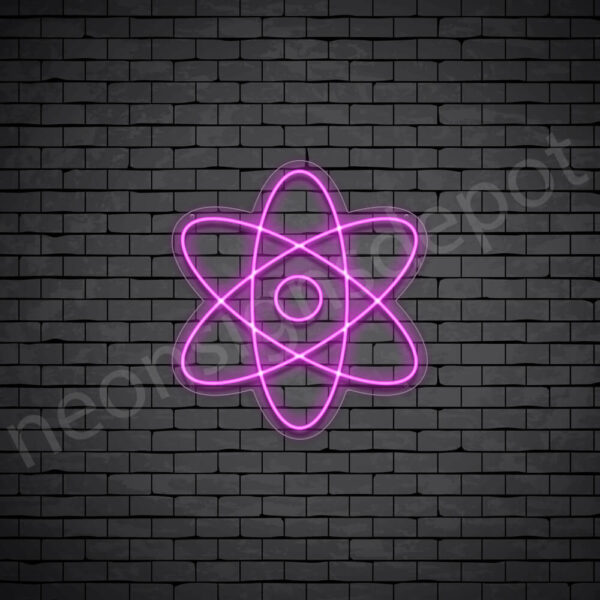 Atom-Neon-Sign-24x22-WS-C-PINK Atom-Neon-Sign-24x22-WS-C-PINK