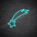 Bright Blue Shooting Star Sign