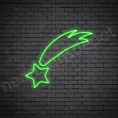 Green Shooting Star Sign