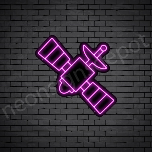 Space-Satellite-Neon-Sign-24x24-WS-B-PINK Space-Satellite-Neon-Sign-24x24-WS-B-PINK