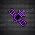 Space-Satellite-Neon-Sign-24x24-WS-B-PURPLE